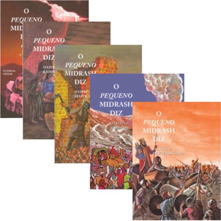 Coleção O Pequeno Midrash Diz (5 volumes) Capa Brochura