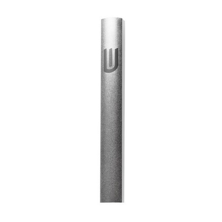 Mezuzá tubular cinza-fosca (alumínio) - 12 cm