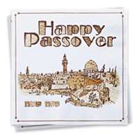 Guardanapos Happy Passover Jerusalem