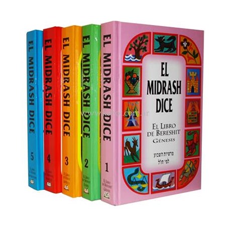 El Midrash Dice Pocket - 5 volumes